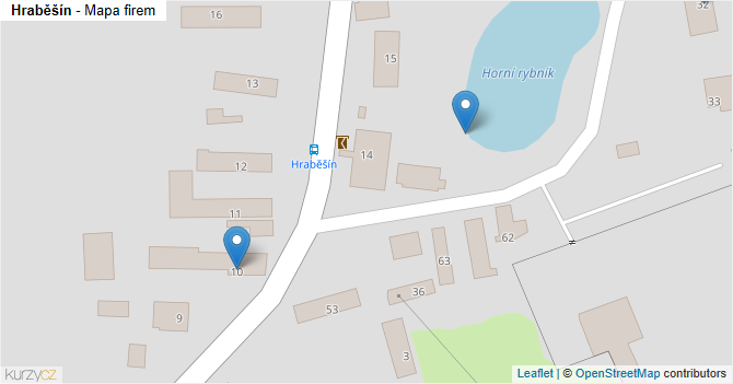 Hraběšín - mapa firem