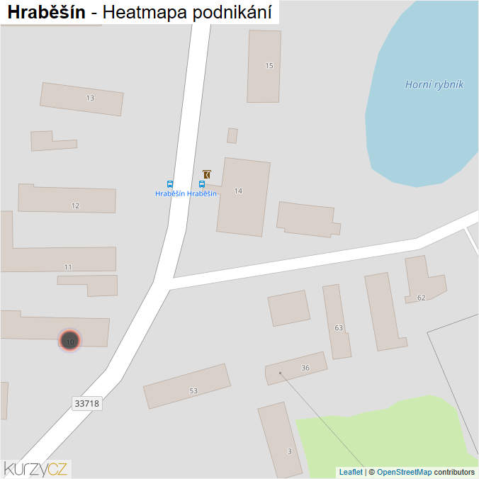Mapa Hraběšín - Firmy v obci.