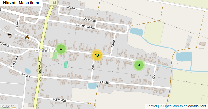 Hlavní - mapa firem