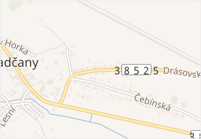 Drásovská v obci Hradčany - mapa ulice