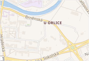 Botanická v obci Hradec Králové - mapa ulice