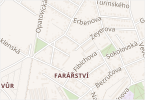 Karoliny Světlé v obci Hradec Králové - mapa ulice