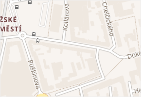 Kollárova v obci Hradec Králové - mapa ulice
