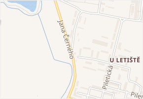 Letiště v obci Hradec Králové - mapa ulice
