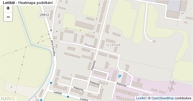 Letiště - mapa podnikání