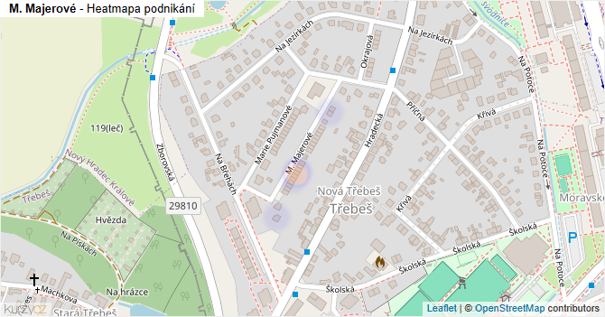M. Majerové - mapa podnikání