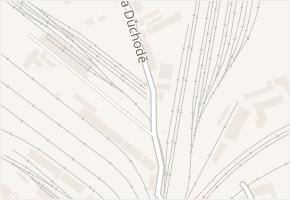 Na Důchodě v obci Hradec Králové - mapa ulice