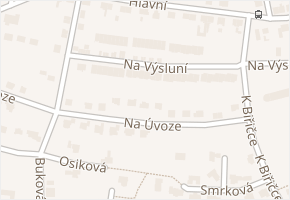 Na Výsluní v obci Hradec Králové - mapa ulice