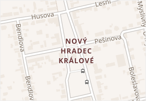 Osada Květen v obci Hradec Králové - mapa ulice