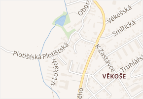 Plotišťská v obci Hradec Králové - mapa ulice