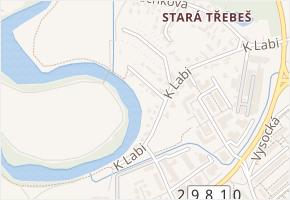 Rybářská v obci Hradec Králové - mapa ulice