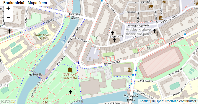 Soukenická - mapa firem