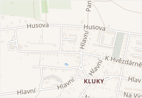 Střední v obci Hradec Králové - mapa ulice