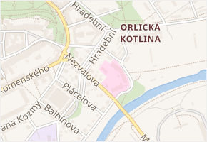 U Kavalíru v obci Hradec Králové - mapa ulice