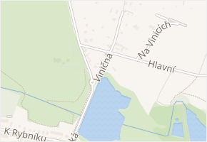 Viničná v obci Hradec Králové - mapa ulice