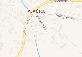 Vlčkovická v obci Hradec Králové - mapa ulice