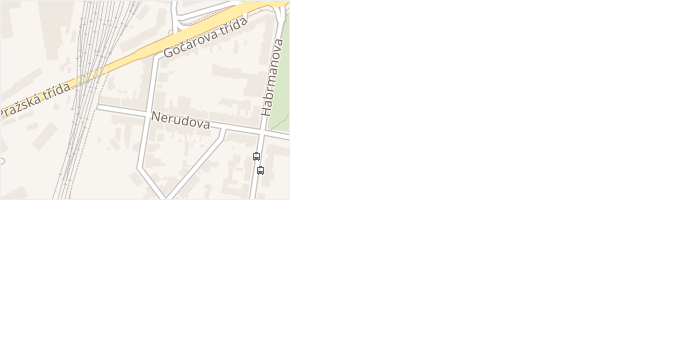 Všehrdova v obci Hradec Králové - mapa ulice