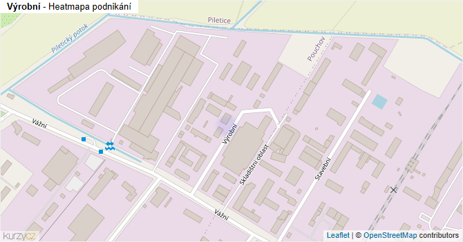 Výrobní - mapa podnikání