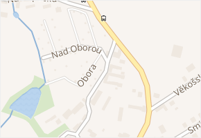 Zahrádkářská kolonie v obci Hradec Králové - mapa ulice