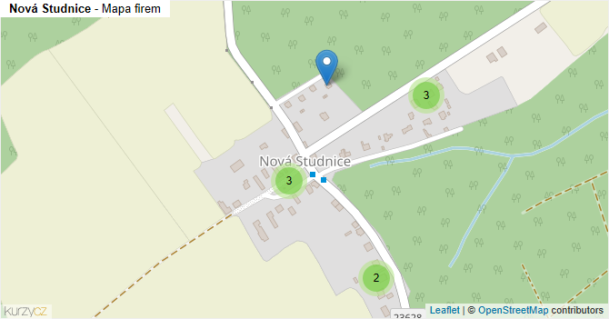 Nová Studnice - mapa firem