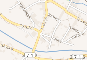 Francouzská v obci Hrádek nad Nisou - mapa ulice