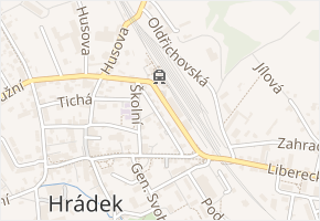 Smetanova v obci Hrádek nad Nisou - mapa ulice