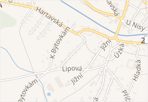 Spojovací v obci Hrádek nad Nisou - mapa ulice