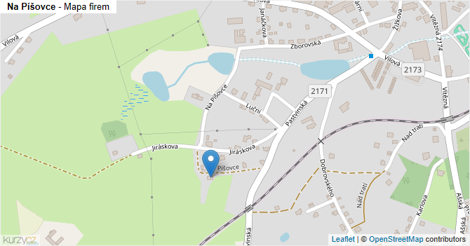 Na Píšovce - mapa firem