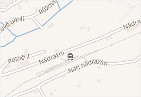 Nádražní v obci Hranice - mapa ulice