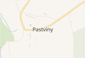 Pastviny v obci Hranice - mapa části obce