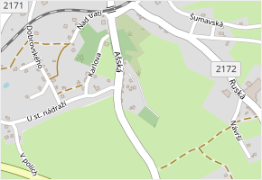 Pramenní v obci Hranice - mapa ulice