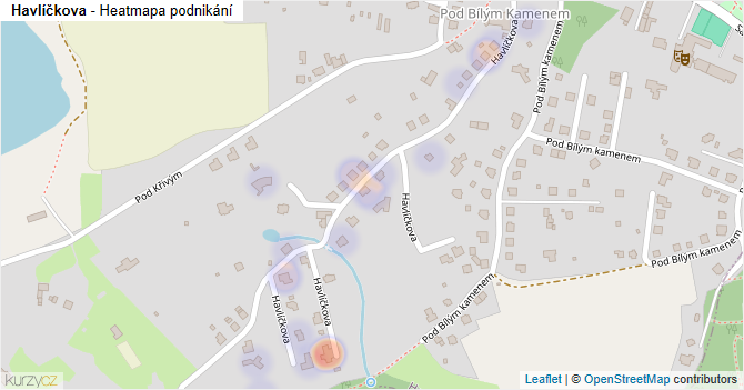 Havlíčkova - mapa podnikání