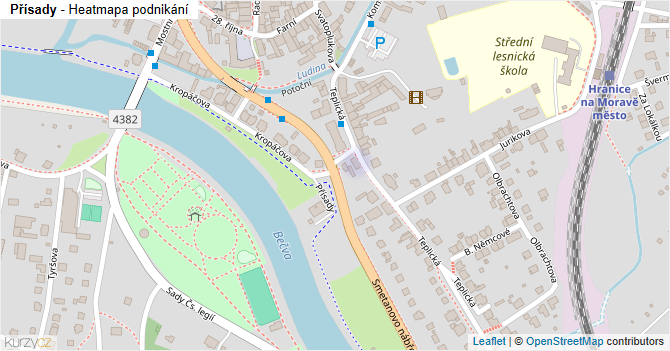 Přísady - mapa podnikání