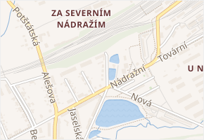 Rybniční v obci Hranice - mapa ulice