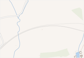 Stará štreka v obci Hranice - mapa ulice