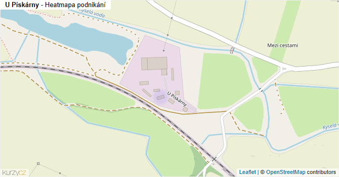 U Pískárny - mapa podnikání