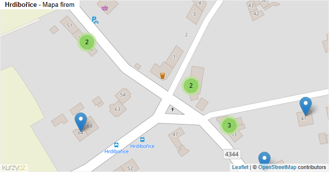 Hrdibořice - mapa firem
