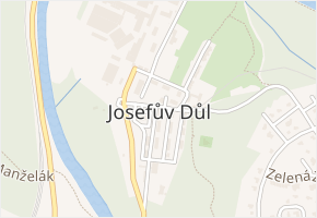 Na Farářce v obci Hrdlořezy - mapa ulice