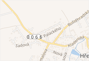 5. května v obci Hřebeč - mapa ulice