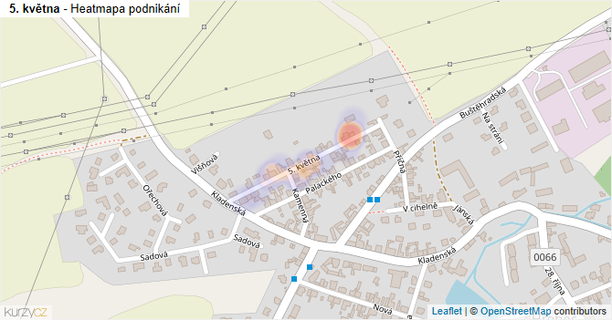 5. května - mapa podnikání