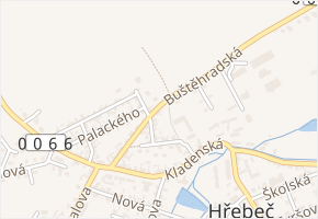 Buštěhradská v obci Hřebeč - mapa ulice