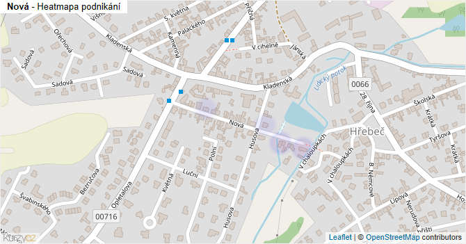 Nová - mapa podnikání