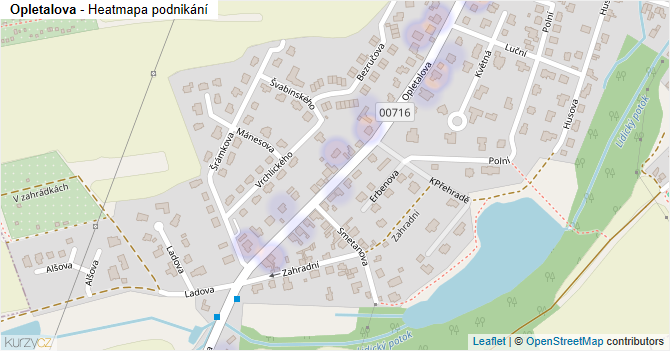 Opletalova - mapa podnikání
