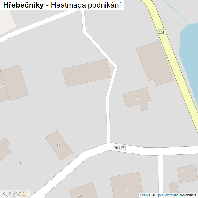 Mapa Hřebečníky - Firmy v obci.