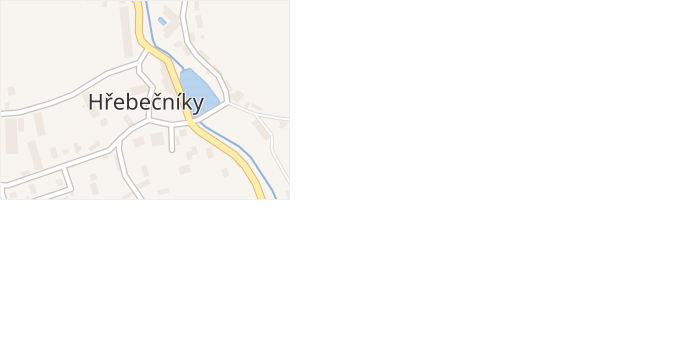Hřebečníky v obci Hřebečníky - mapa části obce