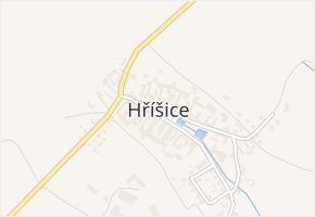 Hříšice v obci Hříšice - mapa části obce