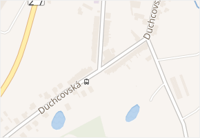 Duchcovská v obci Hrob - mapa ulice