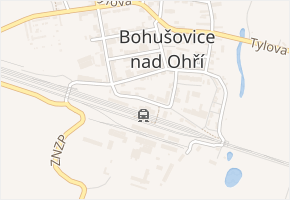Nádražní v obci Hrobce - mapa ulice