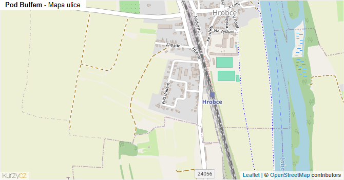 Pod Bulfem - mapa ulice