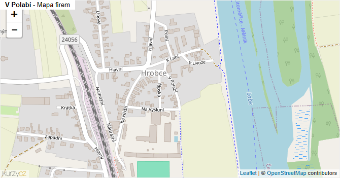 V Polabí - mapa firem